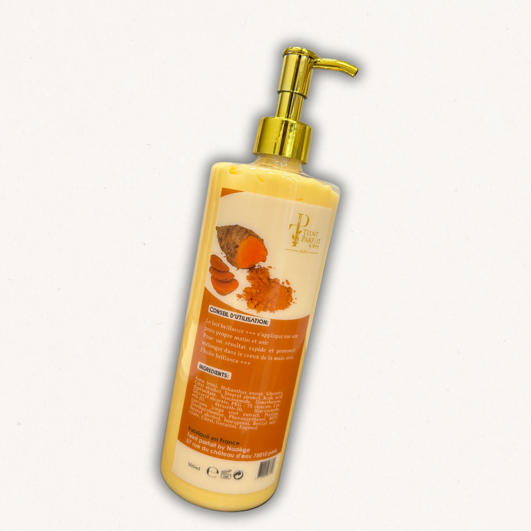 Lait de corps brillance +++ au Curcuma & Niacinamide  Corps et visage