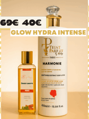 Glow Hydra Intense - Lait Harmonie + Huile à la Carotte : 40€ (au lieu de 69€)